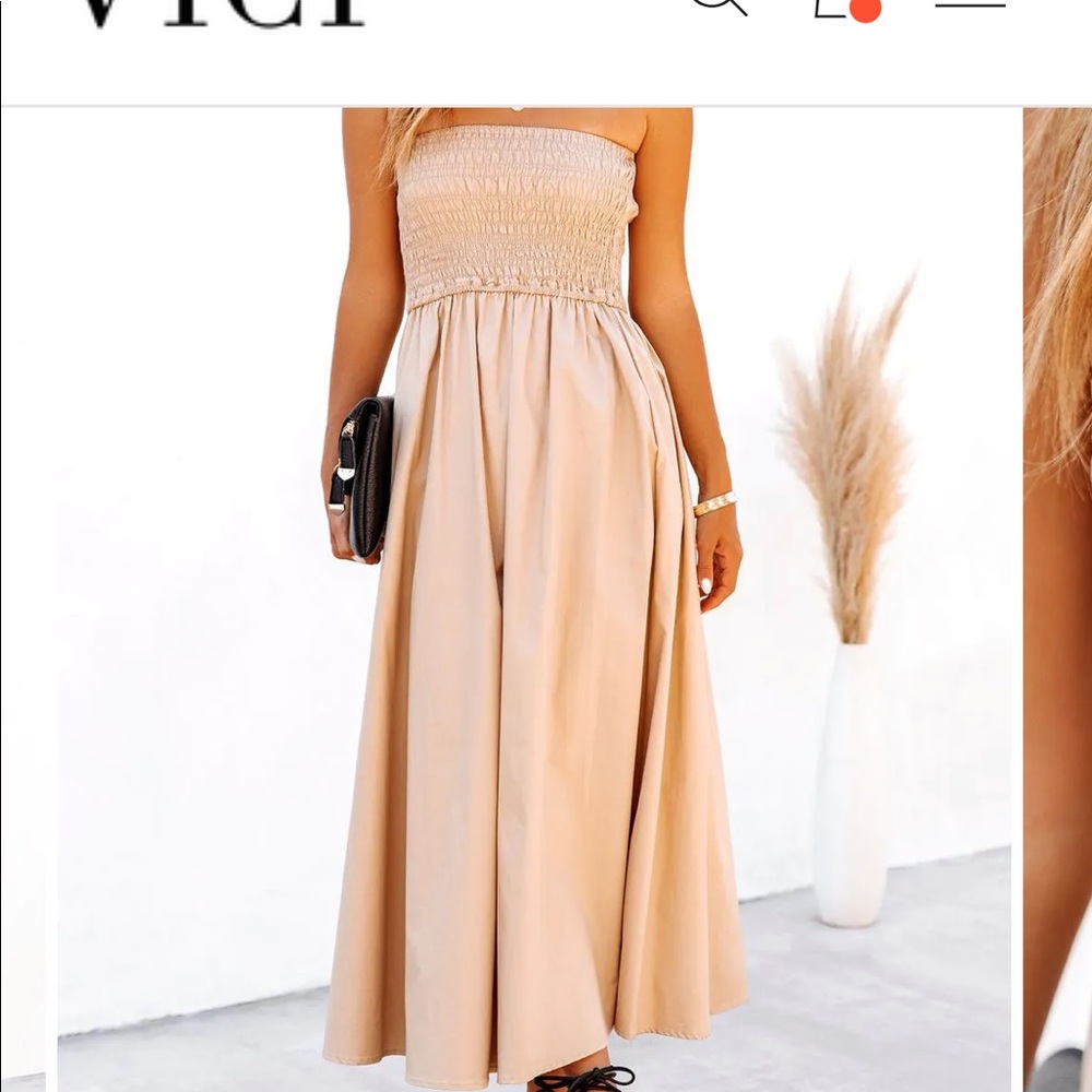 NWT khaki maxi